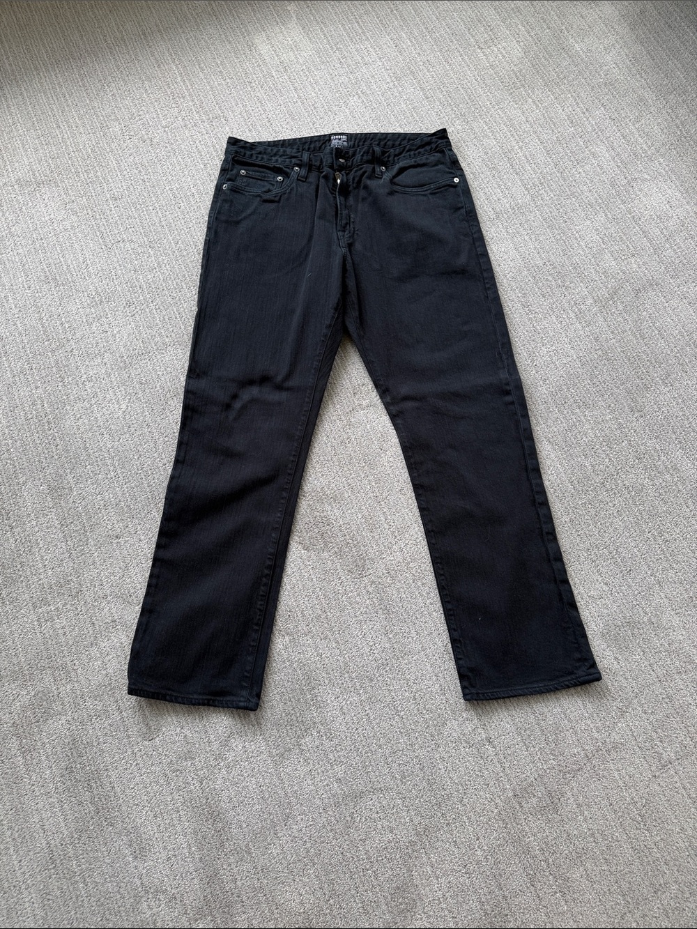 Men's Bonobos Black Straight-Leg Jeans